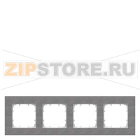 DELTA MIRO ЧЕРНЫЙ МЕТАЛЛИК РАМКА 4-МЕСТНАЯ Siemens 5TG1114-2