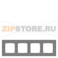 DELTA MIRO ЧЕРНЫЙ МЕТАЛЛИК РАМКА 4-МЕСТНАЯ Siemens 5TG1114-2