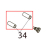 Damper stopper rubber Toshiba TEC B-SX4T-GS20-QM-R
