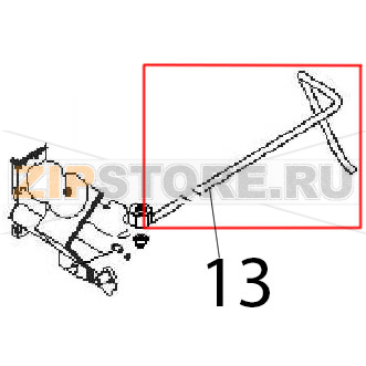 Flexible pipe L=750 Angelo Po 0G1CP1G Flexible pipe L=750 Angelo Po 0G1CP1GЗапчасть на деталировке под номером: 13