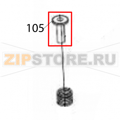 Head spring post Sato CG212DT Head spring post Sato CG212DTЗапчасть на деталировке под номером: 105Название запчасти на английском языке: Head spring post Sato CG212DT.