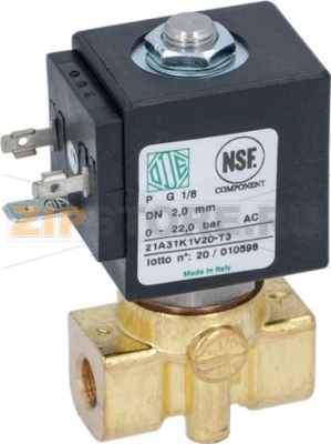 SOLENOID VALVE ODE 2-WAY ø 1/8 24VAC 8W 