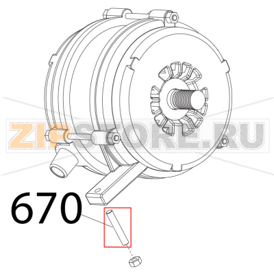 Vite senza testa CE DIN913, M5x30 Sirman Mirra 250 C Vite senza testa CE DIN913, M5x30 Sirman Mirra 250 CЗапчасть на деталировке под номером: 670