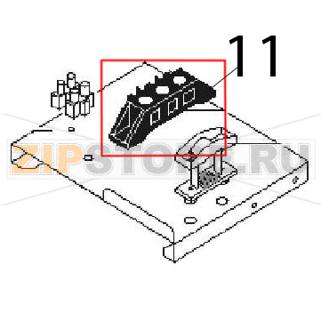 Terminal board Angelo Po 04WBMEV Terminal board Angelo Po 04WBMEVЗапчасть на деталировке под номером: 11