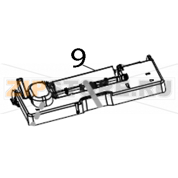 Kit idler cover Zebra ZXP9 Kit idler cover Zebra ZXP9Запчасть на деталировке под номером: 9