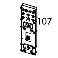 Complete power board for "D" oven Tecnoinox EFB06DSL
