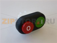 PUSH-BUTTON PANEL 2-BUTTON 0-I GREEN-RED