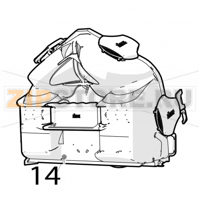 Carcasa cuchilla kit M Zumex Soul Series 2 Carcasa cuchilla kit M Zumex Soul Series 2Запчасть на деталировке под номером: 14