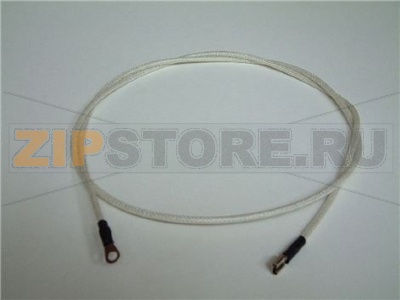 Wire 2,5 mm², 1000mm length, tab - ring 