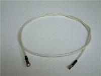 Wire 2,5 mm², 1000mm length, tab - ring