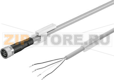 Кабель соединительный 5 м Festo NEBU-M8G4-K-5-LE4 
