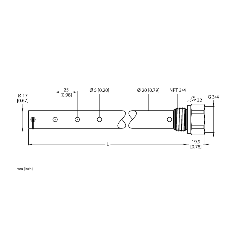 Трубка коаксиальная Turck LSCT-34-0600 