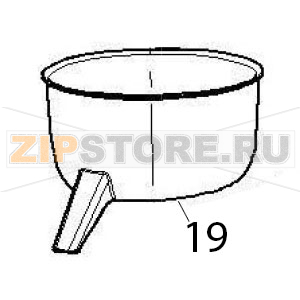 Bowl Hurakan HKN-SPM Bowl Hurakan HKN-SPMЗапчасть на деталировке под номером: 19