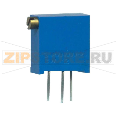 Резистор подстроечный 12-оборотный, линейный, 0.25 Вт, 500 Ом, 4320°, 1 шт Weltron WEL3266-X-501-LF 