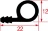 GASKET FOR OVEN DOOR