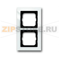 Рамка двухместная, белая ABB 2CKA001754A4332