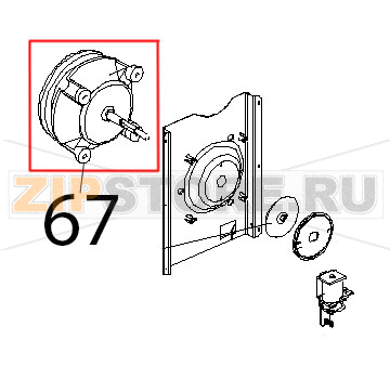 Motore cond. 5 uF, 200 W, alb. M8, conn. 5 poli Unox XVC 104 Motore cond. 5 uF, 200 W, alb. M8, conn. 5 poli Unox XVC 104Запчасть на деталировке под номером: 67