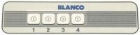 4 PUSH-BUTTONS  SELF-STICKING PLATE 177x