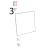 Internal glass upper hinge Unox XVC 205E