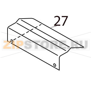 Cutter paper guide D Toshiba TEC B-SX5T-TS12/22-QQ-US Cutter paper guide D Toshiba TEC B-SX5T-TS12/22-QQ-USЗапчасть на деталировке под номером: 27