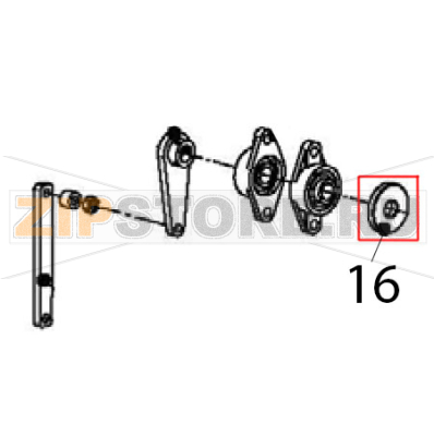 Washer Escher PM 60-V Washer Escher PM 60-VЗапчасть на деталировке под номером: 16