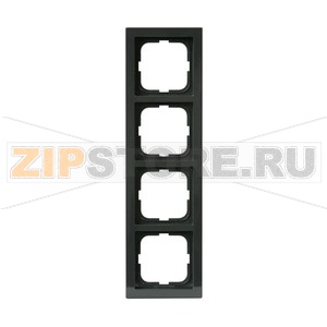 Рамка четырехместная, антрацитовая ABB 2TKA000407G1 