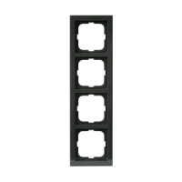 Рамка четырехместная, антрацитовая ABB 2TKA000407G1
