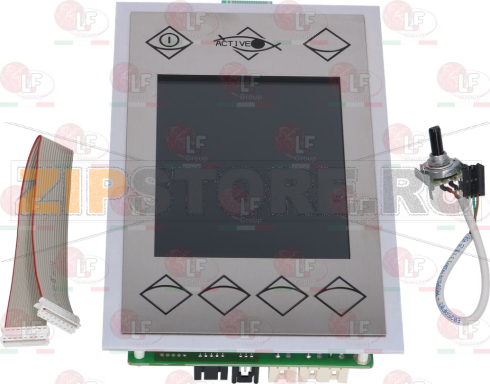 SCHEDA ELETTRONICA DISPLAY 222x134 mm 