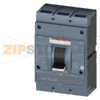 molded case switch 3VA5 UL frame 800 max short-circuit curr. rating 65kA @ 480 V 3-pole MCS110, In=800A without overload protection self protection Ii=12 x In busbar connection Siemens 3VA5580-0BB32-0AA0
