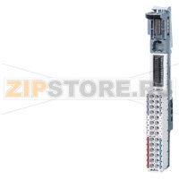 SIPLUS ET 200SP, базовый блок BU15-P16+A0+12D/T, рабочая температура -40 ... +70&#176;C, со стойким покрытием, на основе 6ES7193-6BP40-0DA1 . базовый блок типа A1, втычные клеммы, с 2*5 дополнительными клеммами, новая нагрузочная группа, Ш X В: 15 мм X 14