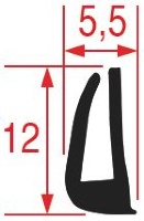 GUARNIZIONE VETRO FORNO