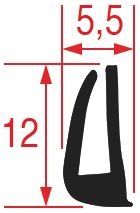 GUARNIZIONE VETRO FORNO 