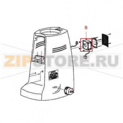 Fan motor 80x80x25 mm 12VDC 1.7W Mazzer Royal Electronik Fan motor 80x80x25 mm 12VDC 1.7W Mazzer Royal&nbsp;Electronik

Запчасть на сборочном чертеже под номером: 8

Название запчасти Mazzer на английском языке: Fan motor 80x80x25 mm 12VDC 1.7W Mazzer Royal&nbsp;Electronik