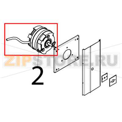 Motore elettrico ad inversione di marcia Tecnoeka KF 1010 EV UD Motore elettrico ad inversione di marcia Tecnoeka KF 1010 EV UDЗапчасть на деталировке под номером: 2