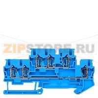 КЛЕММА ДВУХРЯДНАЯ, ПРУЖИННОЕ ПОДСОЕДИНЕНИЕ, 3 ТОЧКИ: 0.08 - 2.5 MM2, ШИРИНА: 5.2 MM, СИНЯЯ Siemens 8WH2023-0AF01