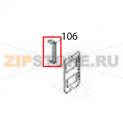 Connector lock Sato M84Pro Connector lock Sato M84ProЗапчасть на деталировке под номером: 106Название запчасти на английском языке: Connector lock Sato M84Pro.