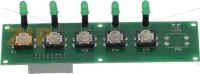 PUSH-BUTTON BOARD 5 BUTTONS