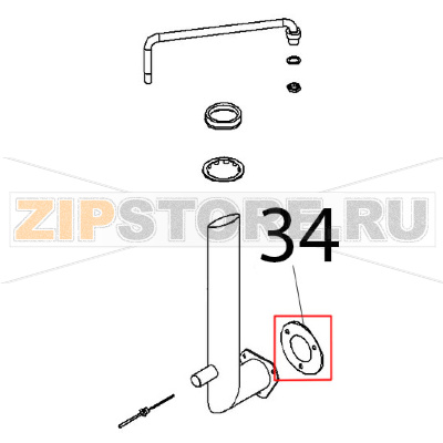 Guarnizione valvola farfalla Angelo Po FX101G2 Guarnizione valvola farfalla Angelo Po FX101G2Запчасть на деталировке под номером: 34
