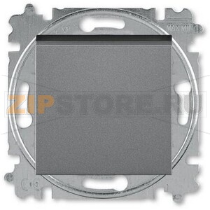 Переключатель одноклавишный, сталь ABB 2CHH590645A6069 