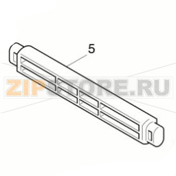 Шпиндель 1 дюйм TSC TDP-245  Шпиндель 1 дюйм для принтера TSC TDP-245 Запчасть на сборочном чертеже под номером: 5Количество запчастей в комплекте: 1Название запчасти TSC на английском языке: 1” LABEL SPINDLE