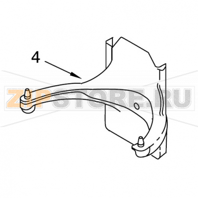 Bowl Support &amp; Pins White KitchenAid K45 Bowl Support & Pins White KitchenAid K45

Запчасть на сборочном чертеже под номером: 4

Название запчасти KitchenAid на английском языке: Bowl Support & Pins White KitchenAid K45