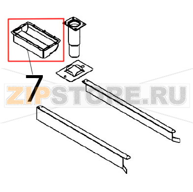 Scatola ingresso aria Angelo Po FX201G3 Scatola ingresso aria Angelo Po FX201G3Запчасть на деталировке под номером: 7