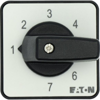 Выключатели ступенчатые, контакты: 7, 20 A, панель: 1-7, 45°, с фиксацией Eaton T0-4-8234/E