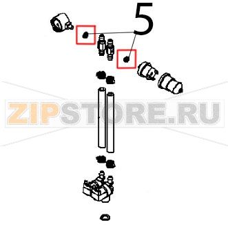 Distanziale Angelo Po FX201G3 Distanziale Angelo Po FX201G3Запчасть на деталировке под номером: 5