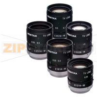 Мини-объектив 6мм, 1:1,4 PENTAX C60636KP С фиксированным фокусным расстоянием, диафрагма и фокус регулируемая D = 32 мм, L = 37,5 MM Siemens 6GF9001-1BB01