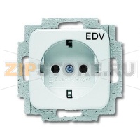 Розетка 16 А, 250 В, альпийский белый ABB 2CKA002011A6206