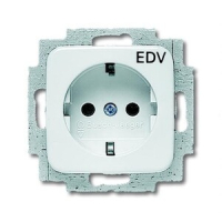 Розетка 16 А, 250 В, альпийский белый ABB 2CKA002011A6206