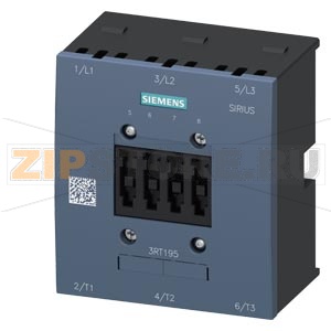 ДУГОГАСИТЕЛЬНАЯ КАМЕРА ДЛЯ ТИПОРАЗМЕРА S6 ДЛЯ КОНТАКТОРОВ 3RT1456, 250A/AC-1 Siemens 3RT1956-7B 