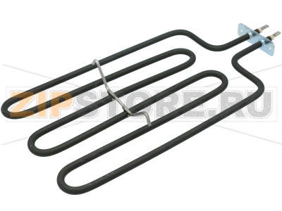 ТЭН D02011 Roller Grill (2,5кВт) Для гриля D140 прямой. Мощность: 2500Вт. ТЭН используется в гриле электрическом с вулканической лавой Garden Grill серии 140 (Roller Grill 140, 140D)