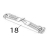 Printhead for white healthcare models 203 dpi Zebra ZD421 Direct Thermal